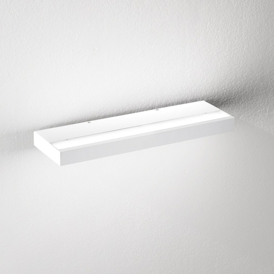 Applique bianca isyluce plate duplex moderna led 40w 3000k 4000k