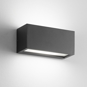 Isyluce metro applique da esterno 24w 3000k antracite