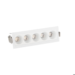 Cestello faretti led 10w 3000k da incasso isyluce exacta per controsoffitto