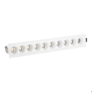 Cestello faretti bianchi da incasso led 20w 3000k isyluce exacta