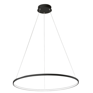 Affralux aluring lampadario moderno led 3200k nero