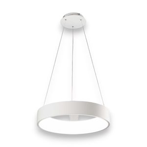 Affralux band diodi 45cm lampadario sospensione led bianco cerchio moderno