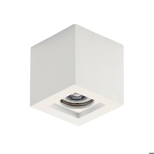 Faretto cubo da soffitto di gesso bianco isyluce