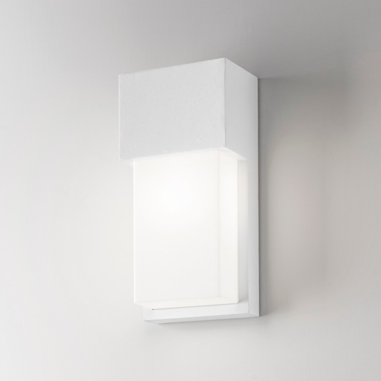 Isyluce bianco applique da esterno moderna