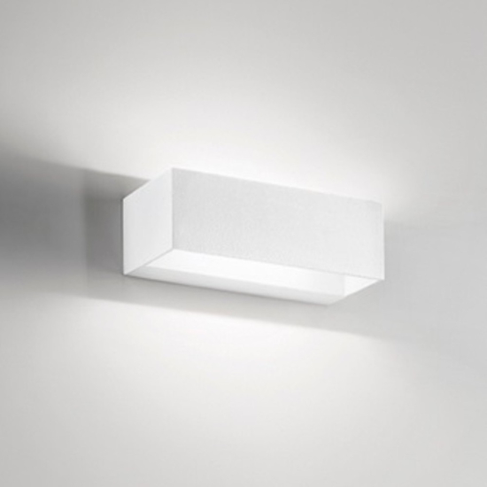 Isyluce applique led 6w 3000k bianco rettangolare moderna