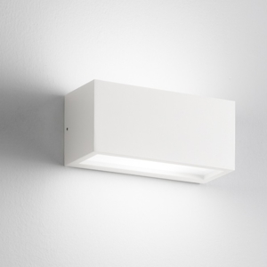 Isyluce applique da esterno moderna bianco rettangolare