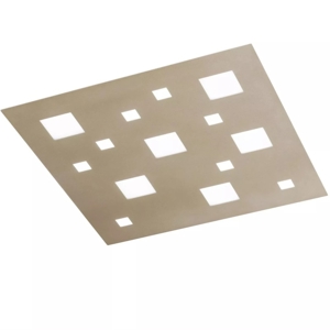 Isyluce plafoniera led sabbia moderna 60w 3000k quadrata