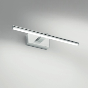 Isyluce applique da bagno luce sopra specchio cromato 8w 3000k