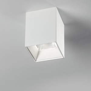 Faretto led 12w 3000k cubo da soffitto bianco isyluce