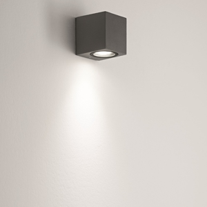 Applique per esterno mono emissione isyluce cubo antracite