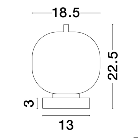 Lampada da comodino colore oro per camera da letto