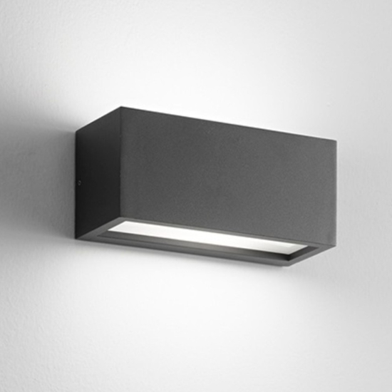 Isyluce deco applique da esterno antracite rettangolare r7s