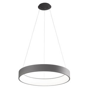 Lampadario da cucina led 25w 3200k antracite affralux band diodi