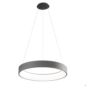 Affralux band diodi 80cm lampadario a sospensione cerchio led antracite