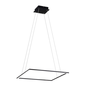 Lampadario da cucina nero affralux quattro led 68w 3000k