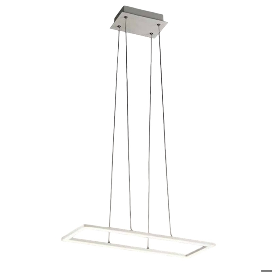 Lampadari moderni led 51w 3000k bianco particolare affralux quattro