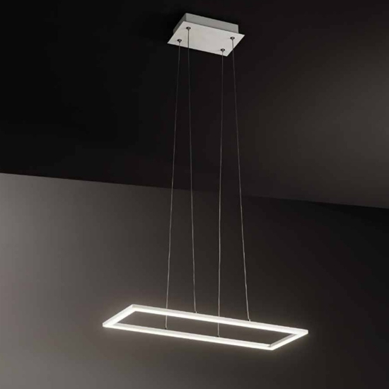 Lampadari moderni led 51w 3000k bianco particolare affralux quattro