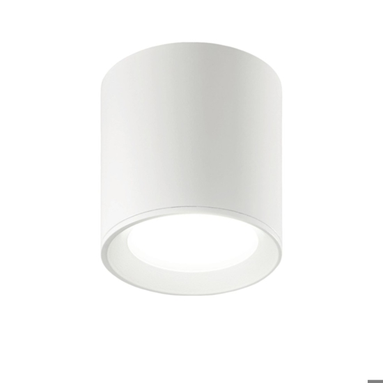 Faretto led 9w 3000k cilindro da soffitto cucina bianco isyluce