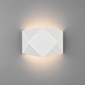 Applique led 6w 3000k design moderna bianco per interni