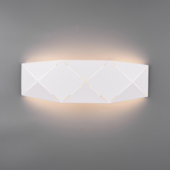 Applique bianco per soggiorno led 13w 3000k design moderno