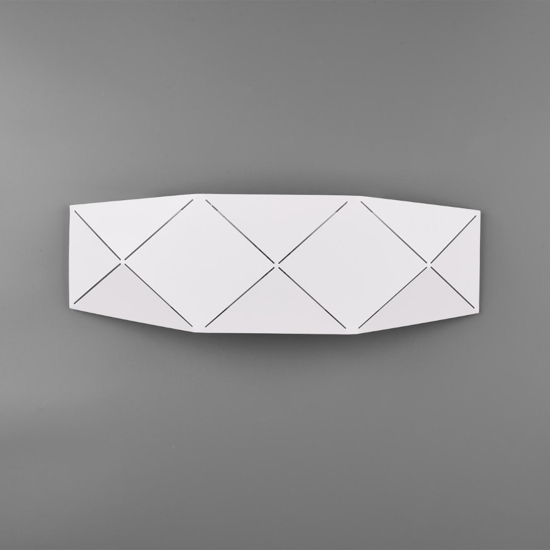 Applique bianco per soggiorno led 13w 3000k design moderno