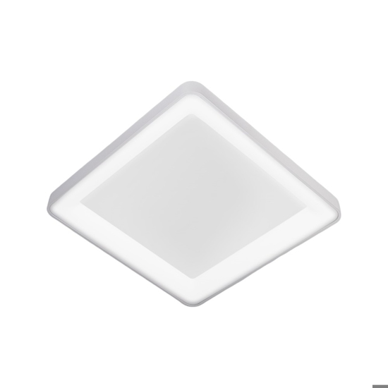 Plafoniera led 50w 3000k quadrata vivida international inner s 60cm