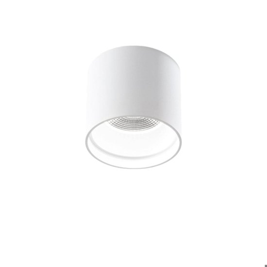 Faretto led da soffitto bianco tubolare 20w 3000k isyluce focus