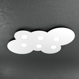 Plafoniera led moderna bianca cloud toplight