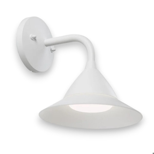 Applique da esterno bianca moderna ip54 led 20w 3000k