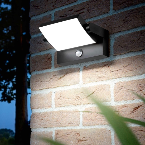 Swipe ap sensor ideal lux applique per esterno con sensore antracite ip54