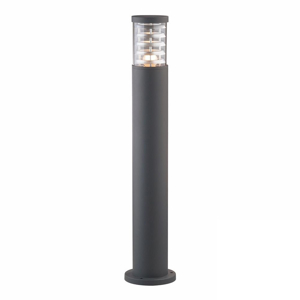 Ideal lux tronco pt1 h80 nero lampioncino per esterni ip65