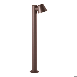 Gas pt1 lampione per esterni giardino marrone ip43 ideal lux