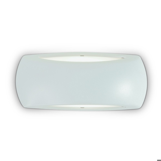 Ideal lux felix-1 ap1 applique da esterno bianco bombata doppia emissione ip66