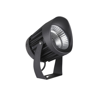 Faretto da esterno led nero orientabile 20w 3000k