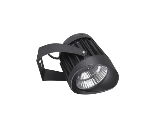 Faretto da esterno led nero orientabile 20w 3000k