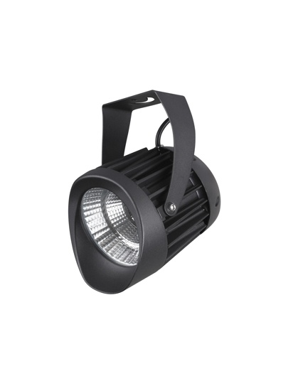 Faretto da esterno led nero orientabile 20w 3000k