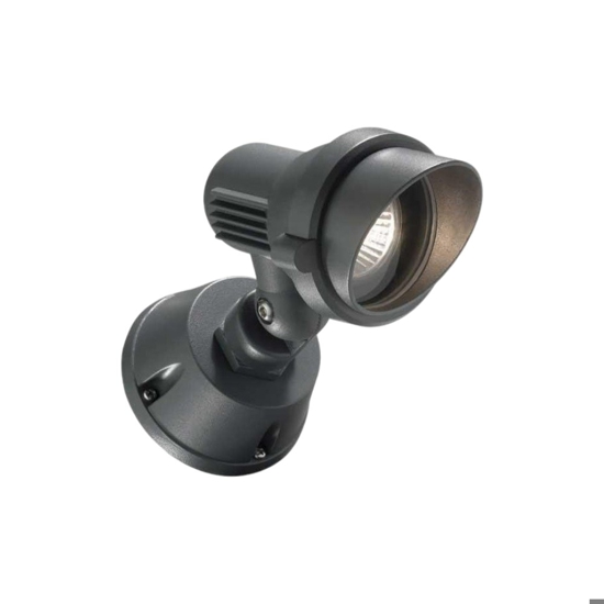 Terra ap1 small faretto antracite per esterno luce orientabile ip65 ideal lux