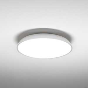 Vivida pinco plafoniera rotonda bianca led 40w 3000k 4000k dimmerabile