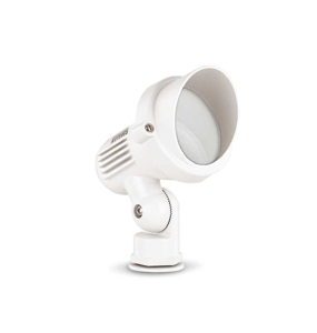 Ideal lux terra pr1 small faretto con picchetto per terreno esterno bianco ip65