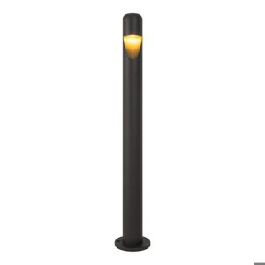 Lampione design moderno per esterni da giardino led 5w 3000k ip65 grafite