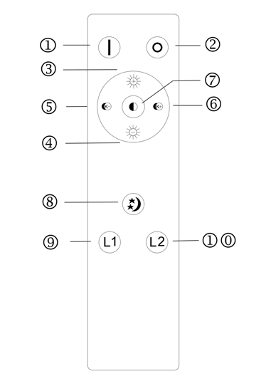 Plafoniera bianca led 36w dimmerabile moderna per camera da letto