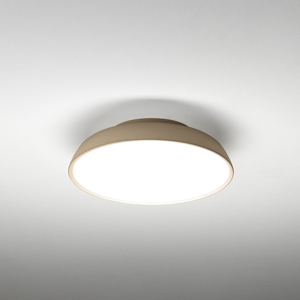 Plafoniera led vivida pinco rotonda sabbia 20w 3000k 4000k dimmerabile