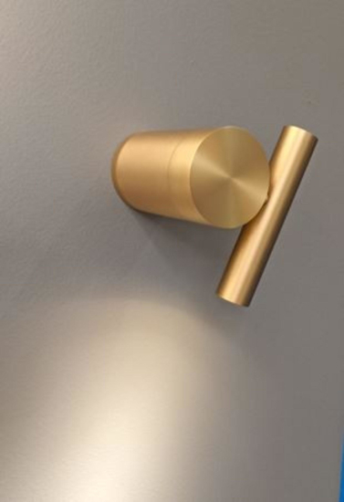 Applique oro per comodini camera da letto moderna led 3000k