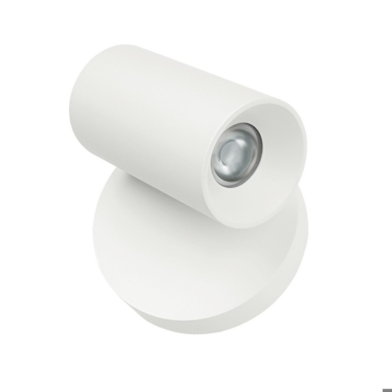 Linea light bart applique da comodino bianco orientabile led 5w 3000k con interruttore