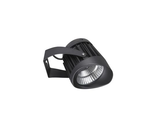 Faro nero per esterno 10w 3000k orientabile