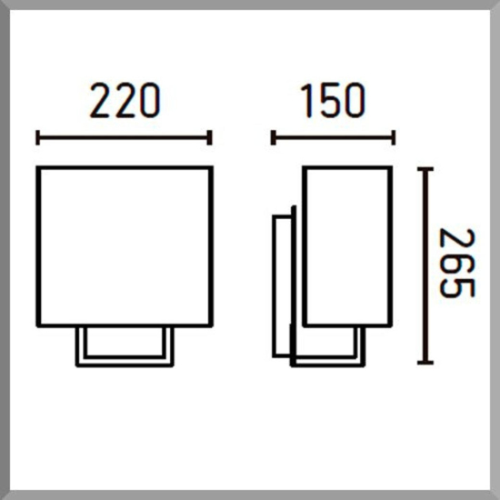 Applique per camera da letto bianco con interruttore stile hotel