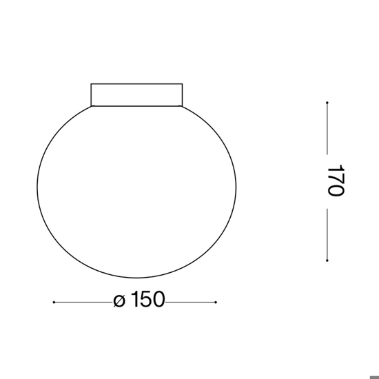 Ideal lux mapa ap1 d15 applique da comodino camera da letto