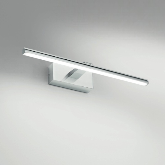 Isyluce applique per specchio da bagno 8w 4000k cromo