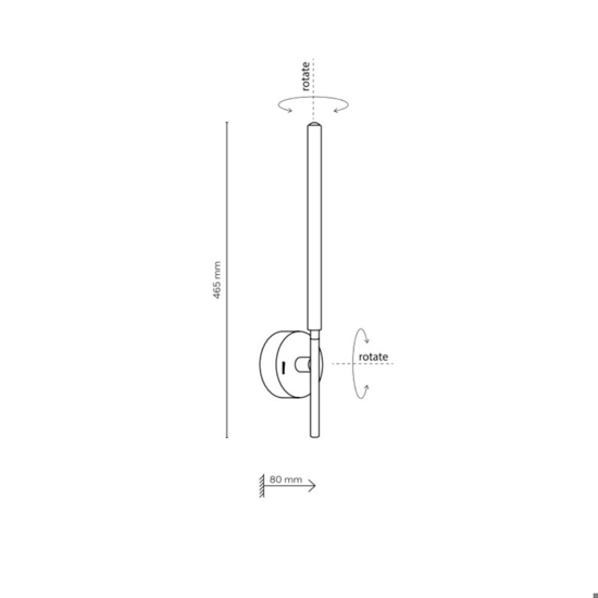 Applique bianco per comodino camera da letto moderna doppia luce