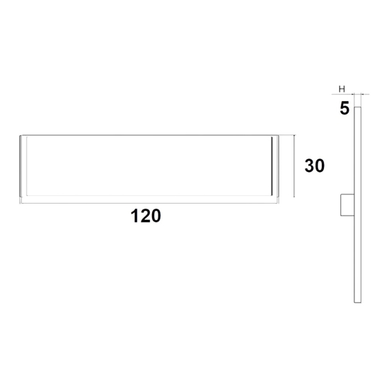 Pannello led 120x30 40w 4000k 5500 plafoniera